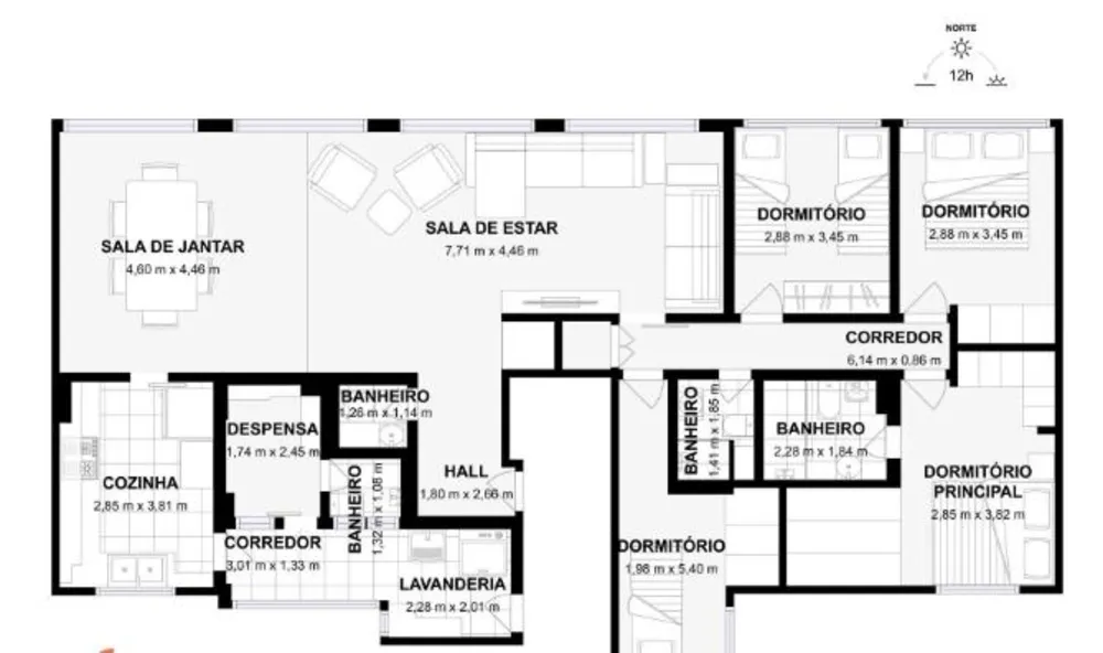 Apartamento, 4 quartos, 155 m² - Foto 28