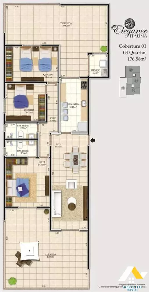 Apartamento, 2 quartos, 97 m² - Foto 4
