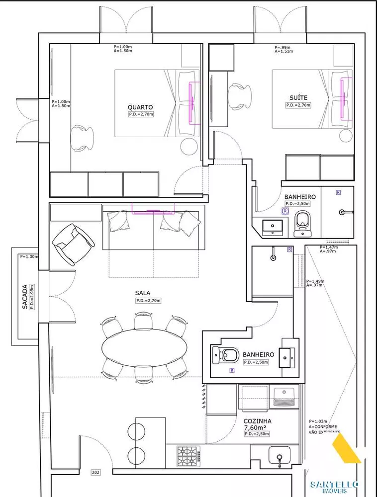 Apartamento, 2 quartos, 73 m² - Foto 26