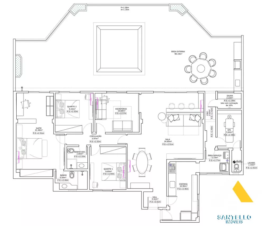 Cobertura, 4 quartos, 262 m² - Foto 24