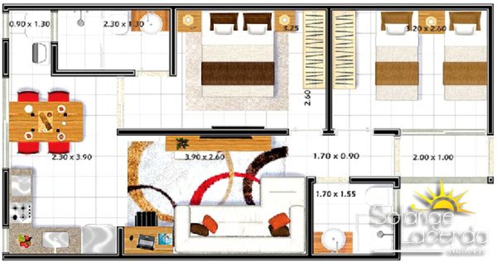Apartamento, 2 quartos, 70 m² - Foto 1