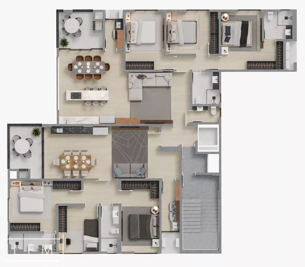 Apartamento, 2 quartos, 100 m² - Foto 8