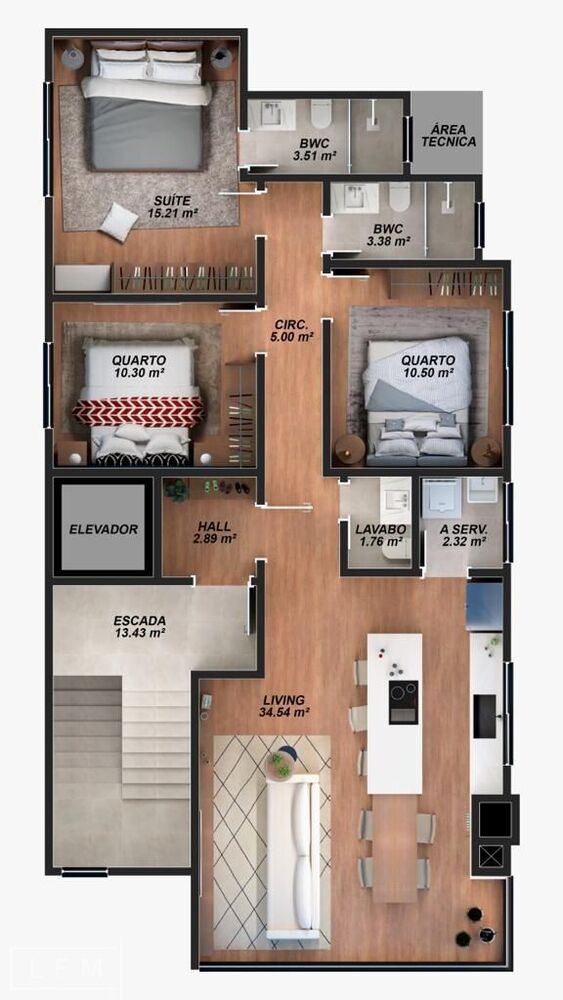Apartamento à venda com 3 quartos, 90m² - Foto 9
