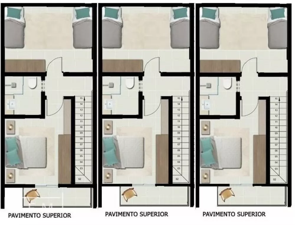 Sobrado à venda com 2 quartos, 70m² - Foto 3