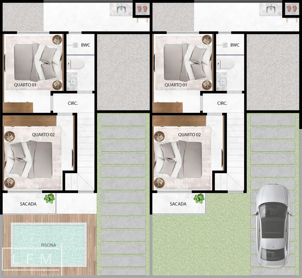 Casa, 2 quartos, 89 m² - Foto 12