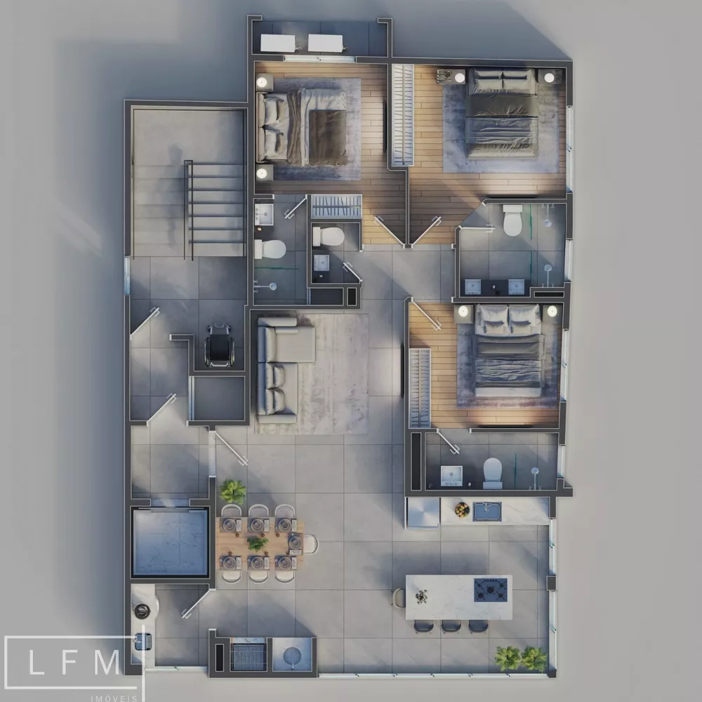 Apartamento, 3 quartos, 92 m² - Foto 4