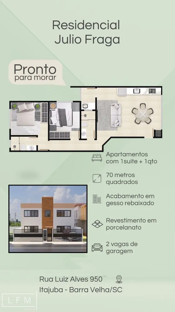 Apartamento, 2 quartos, 70 m² - Foto 12
