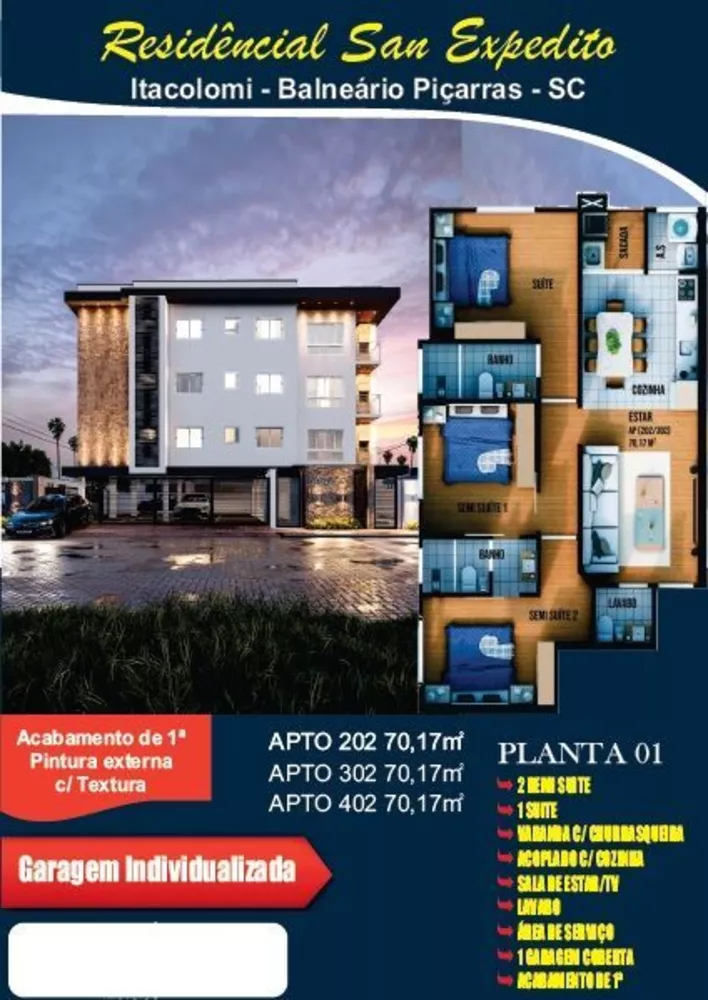 Apartamento à venda com 3 quartos, 60m² - Foto 5