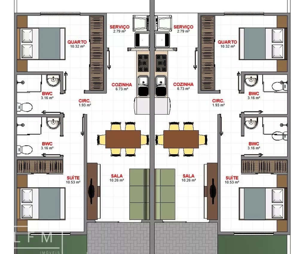 Casa, 2 quartos, 55 m² - Foto 4