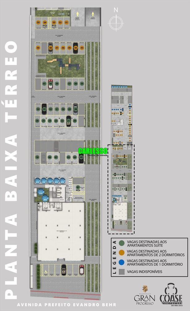 Apartamento, 2 quartos, 52 m² - Foto 1