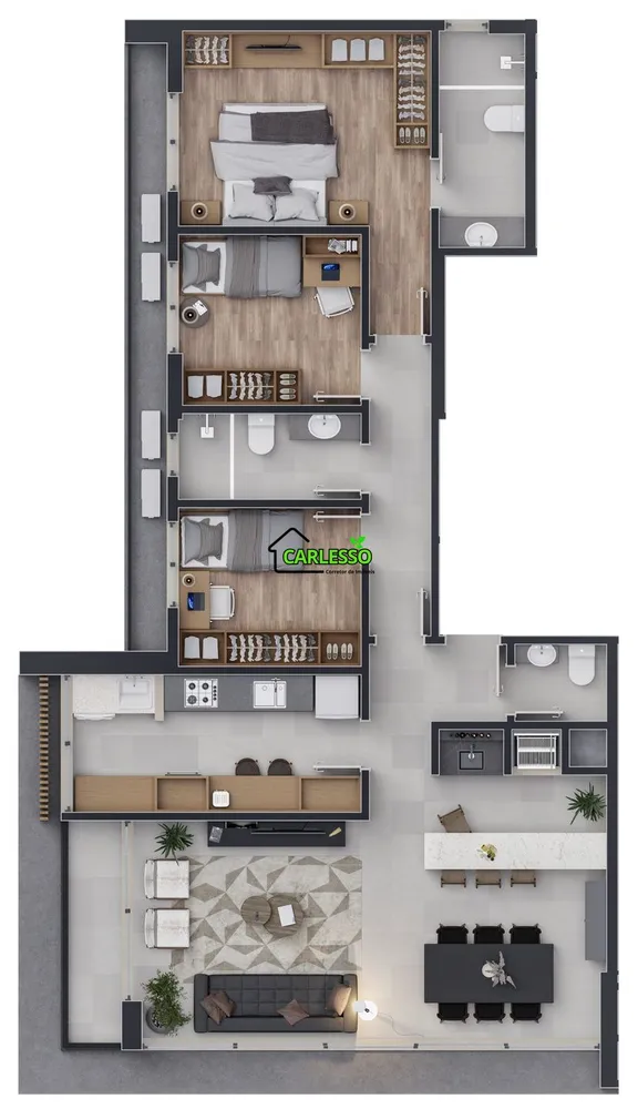 Apartamento, 3 quartos, 112 m² - Foto 9