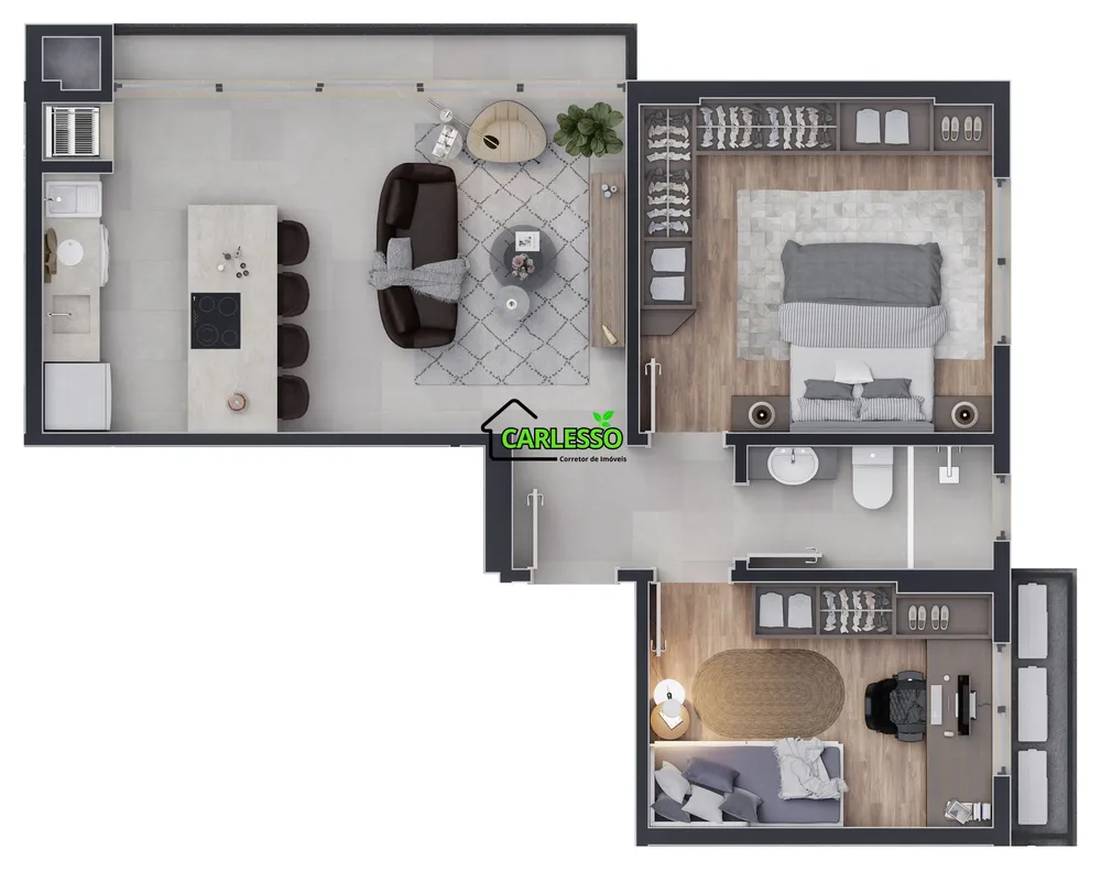 Apartamento, 2 quartos, 63 m² - Foto 6
