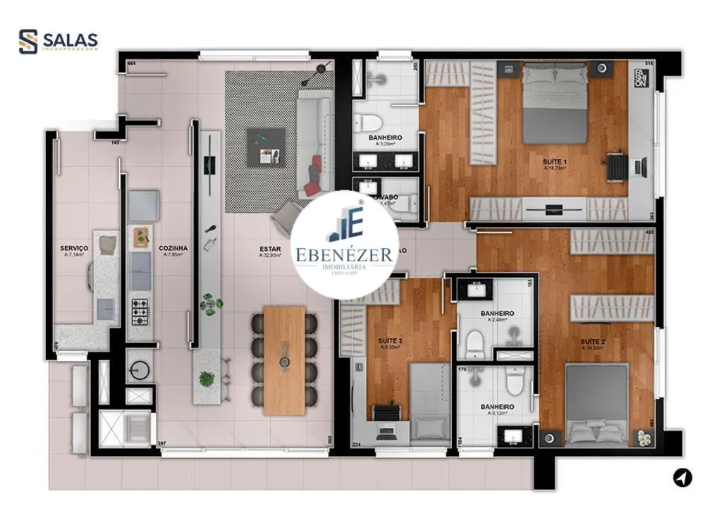 Apartamento, 120 m² - Foto 8