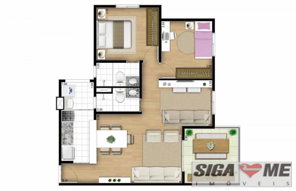 Apartamento, 2 quartos, 70 m² - Foto 10