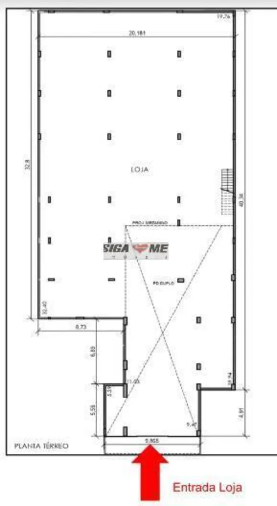 Loja-Salão, 1328 m² - Foto 2