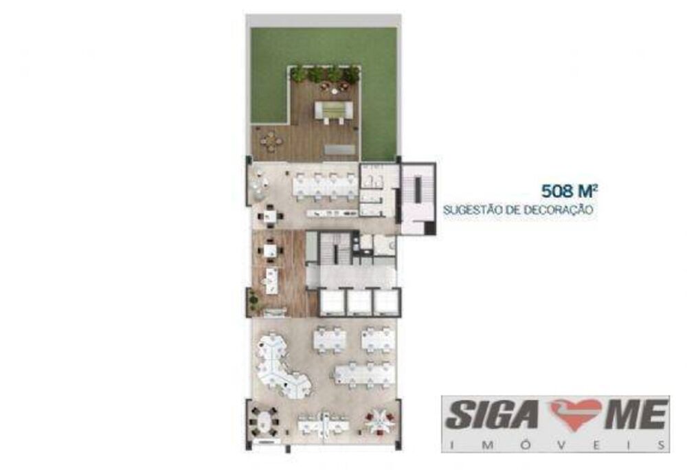 Conjunto Comercial-Sala para alugar, 228m² - Foto 3