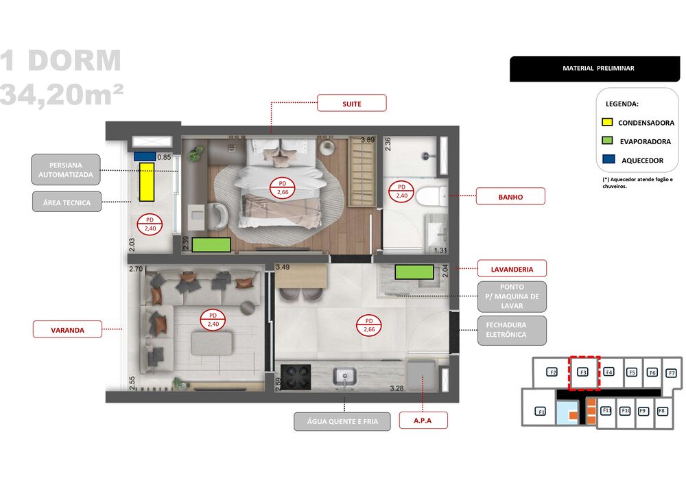 Apartamento à venda com 1 quarto, 34m² - Foto 27