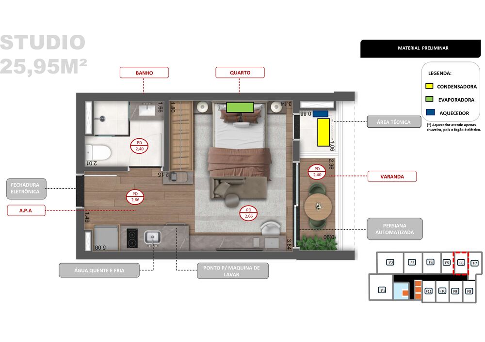 Kitnet e Studio à venda com 1 quarto, 25m² - Foto 26