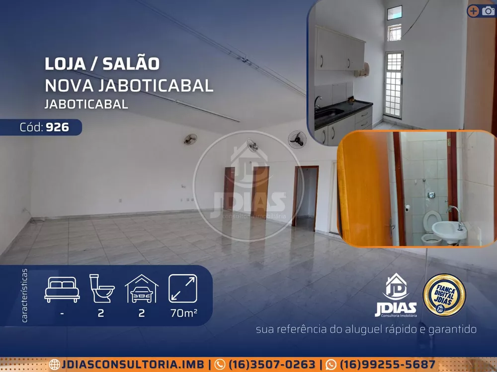 Loja-Salão, 70 m² - Foto 2