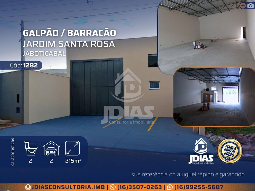 Depósito-Galpão, 215 m² - Foto 1