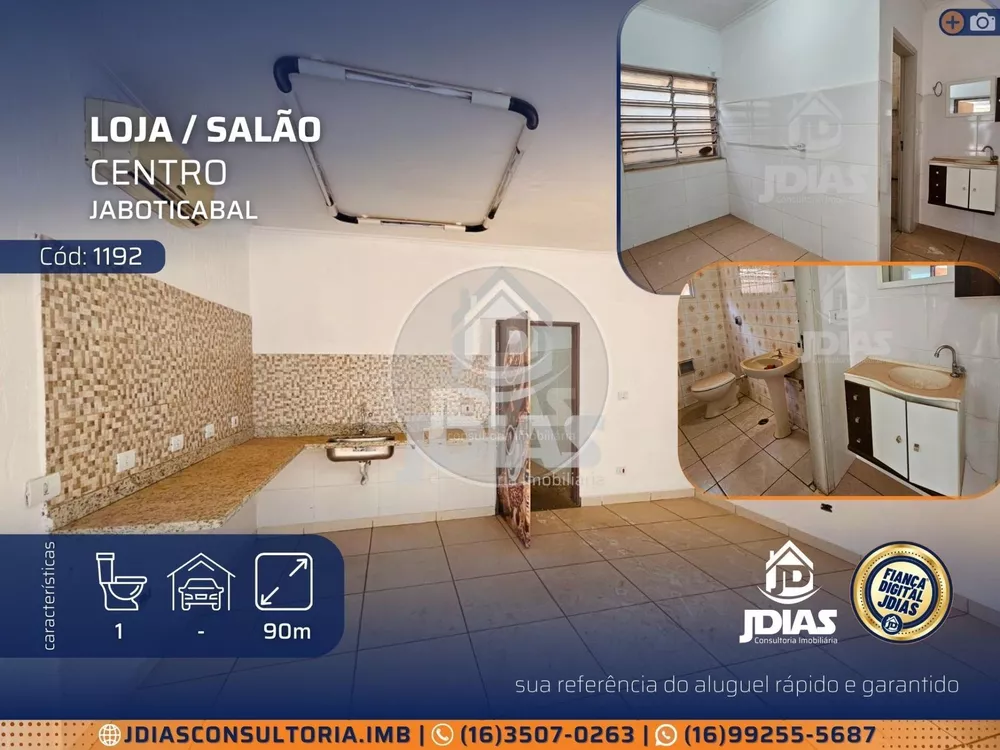 Loja-Salão, 90 m² - Foto 1
