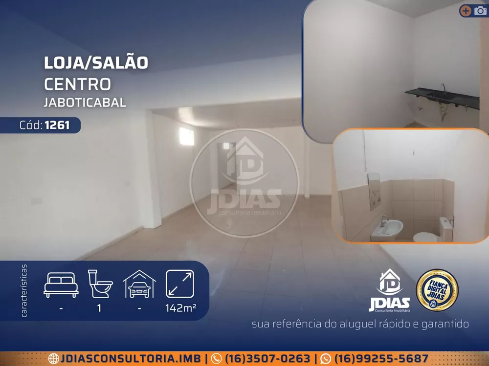 Loja-Salão, 142 m² - Foto 1