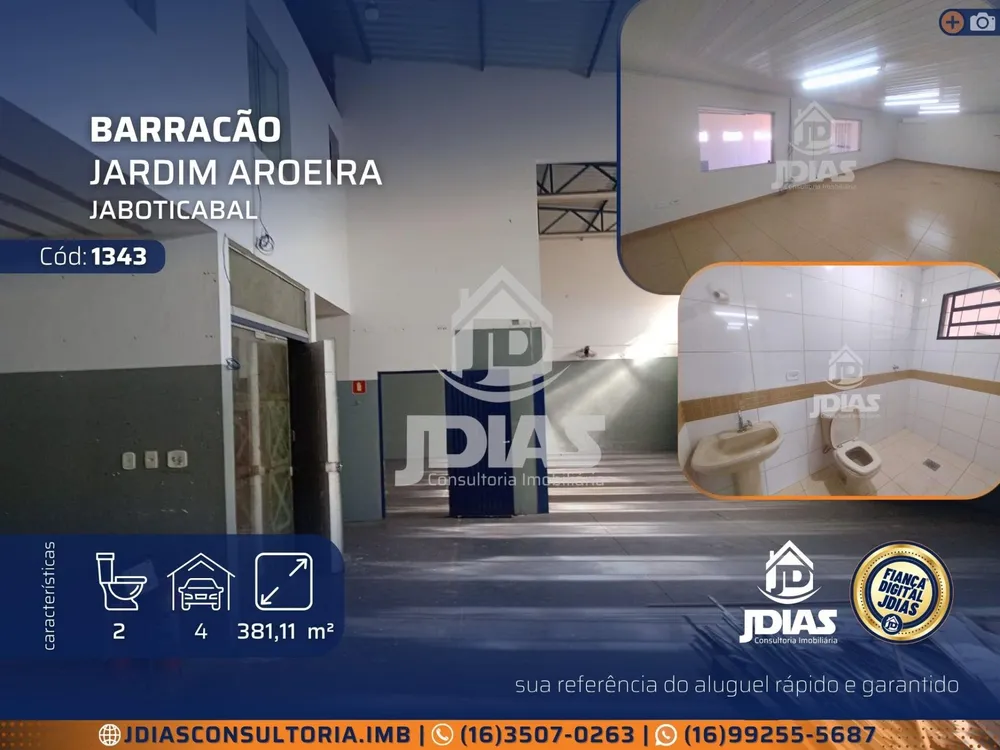 Depósito-Galpão, 381 m² - Foto 1