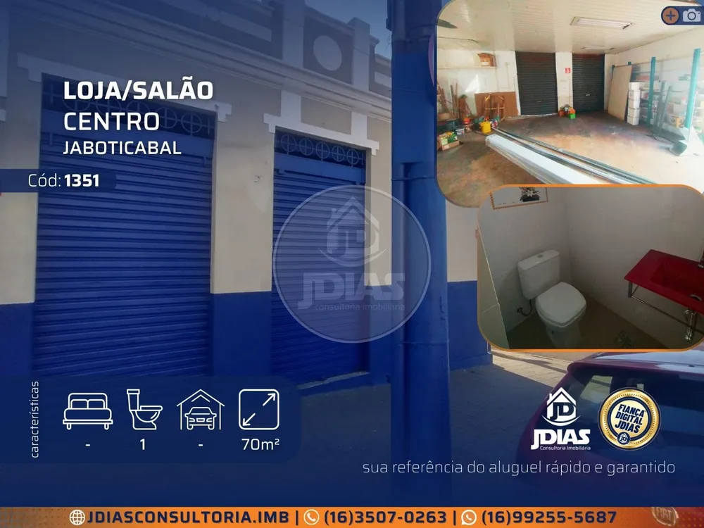 Loja-Salão, 40 m² - Foto 1
