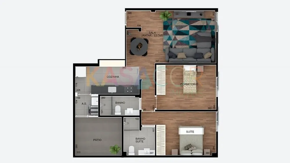Apartamento, 2 quartos, 73 m² - Foto 4