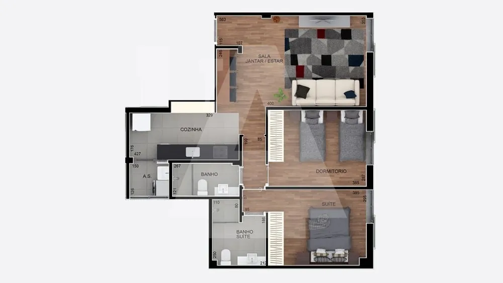 Apartamento, 2 quartos, 75 m² - Foto 4