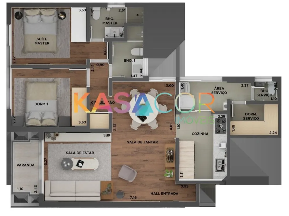 Apartamento, 2 quartos, 85 m² - Foto 7