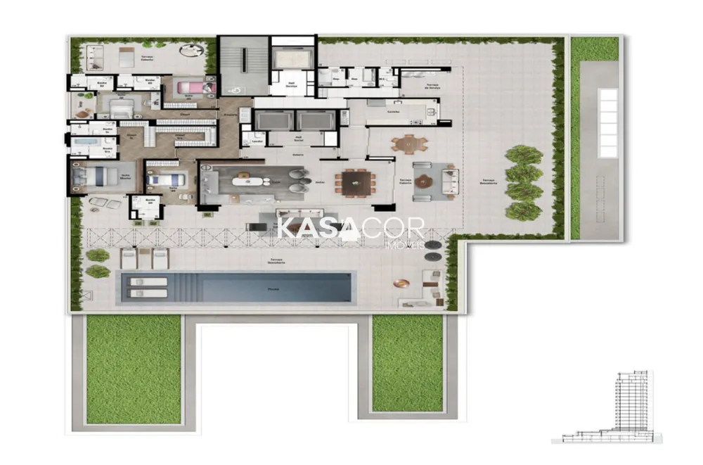 Apartamento, 4 quartos, 333 m² - Foto 8