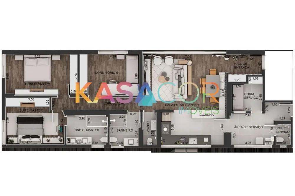 Apartamento, 3 quartos, 140 m² - Foto 7