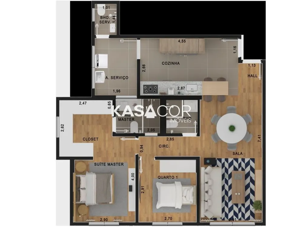 Apartamento, 2 quartos, 85 m² - Foto 7