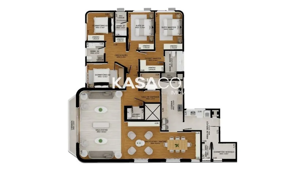 Apartamento, 4 quartos, 231 m² - Foto 5