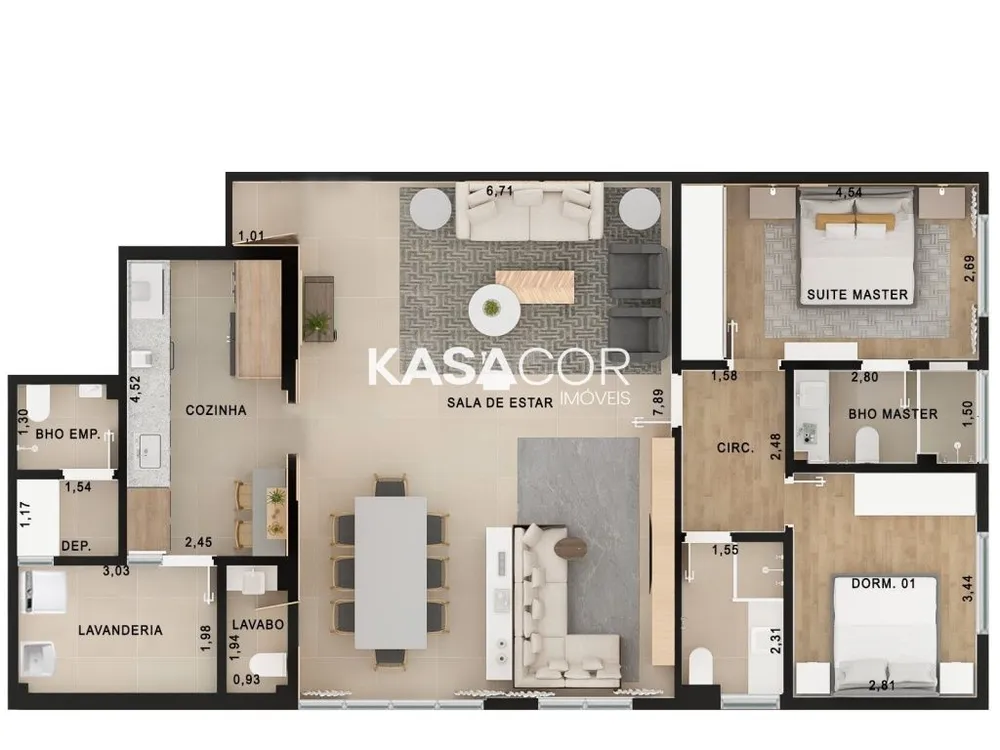 Apartamento, 2 quartos, 114 m² - Foto 6