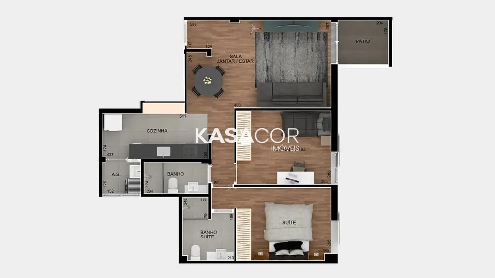 Apartamento, 2 quartos, 75 m² - Foto 3