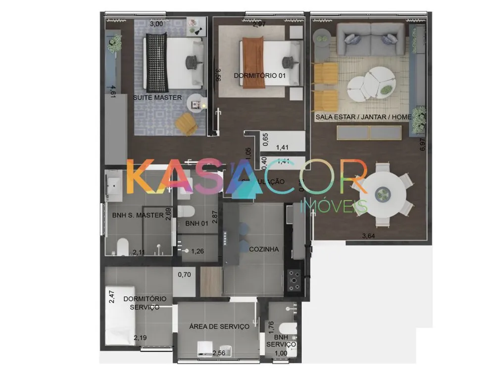 Apartamento, 2 quartos, 100 m² - Foto 8