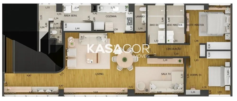 Apartamento, 2 quartos, 145 m² - Foto 5