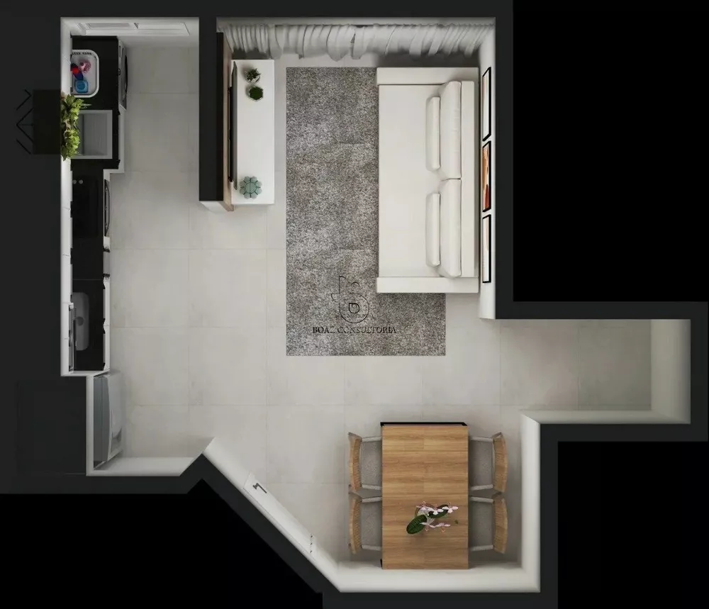 Apartamento, 2 quartos, 45 m² - Foto 2