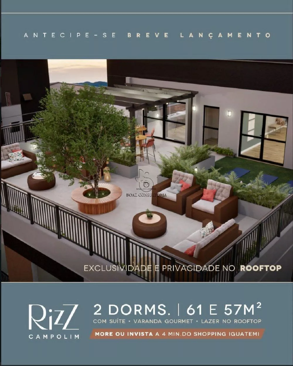 Apartamento, 2 quartos, 57 m² - Foto 3