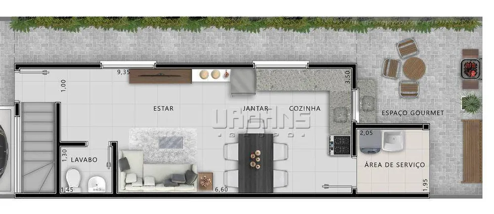 Sobrado, 3 quartos, 187 m² - Foto 2