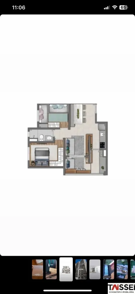 Apartamento, 2 quartos, 50 m² - Foto 3