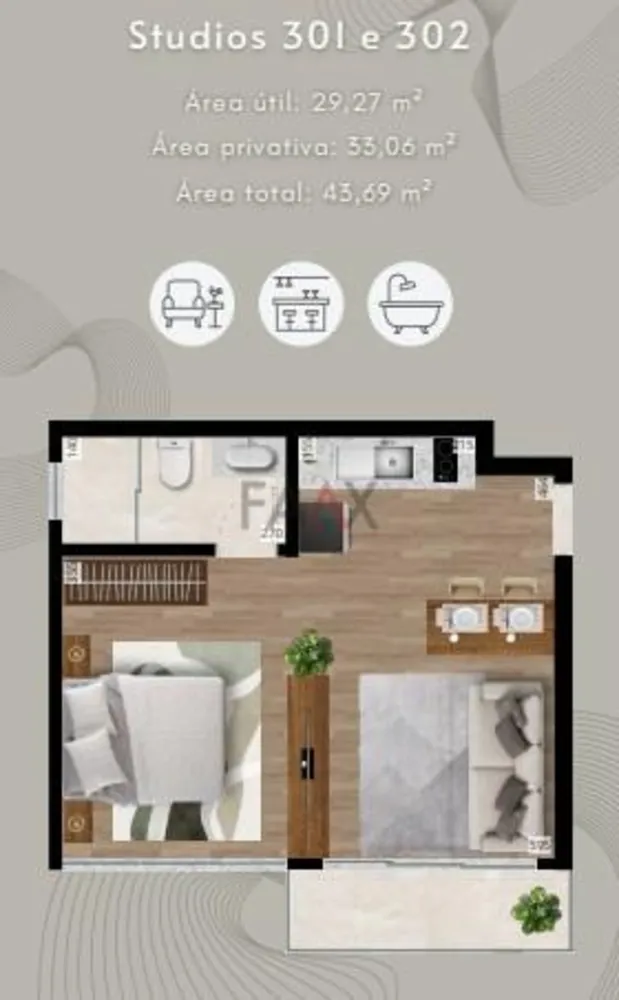 Apartamento, 29 m² - Foto 4