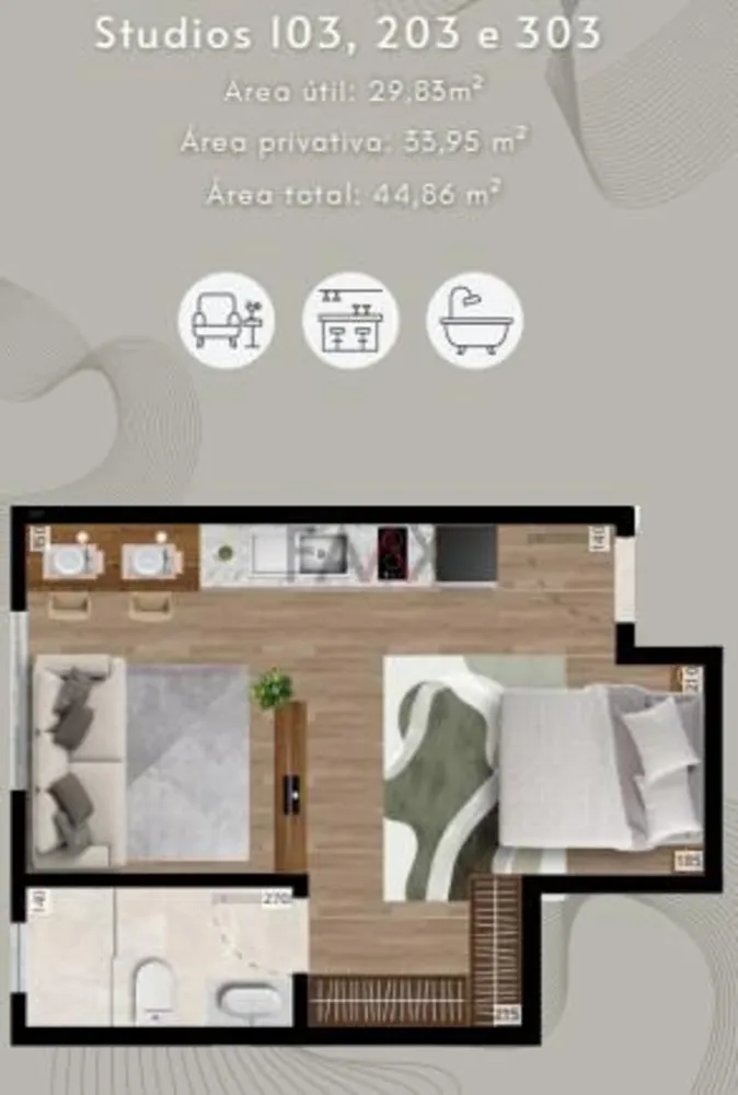 Apartamento, 29 m² - Foto 5