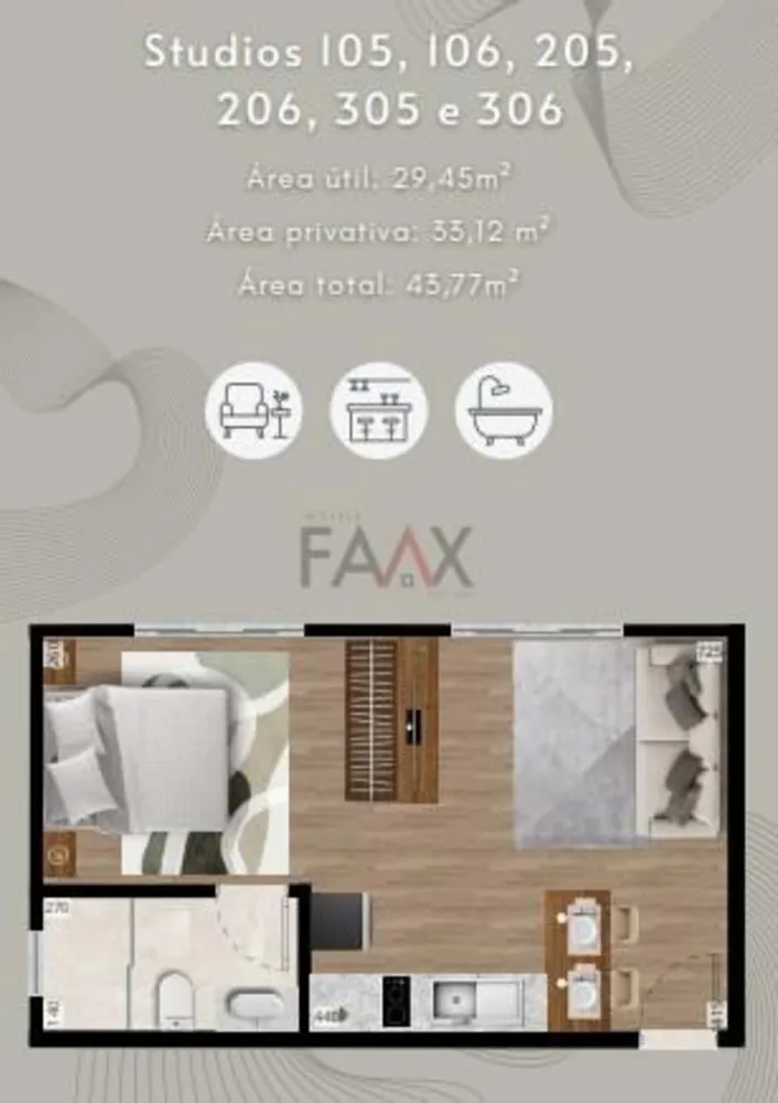 Apartamento, 29 m² - Foto 7