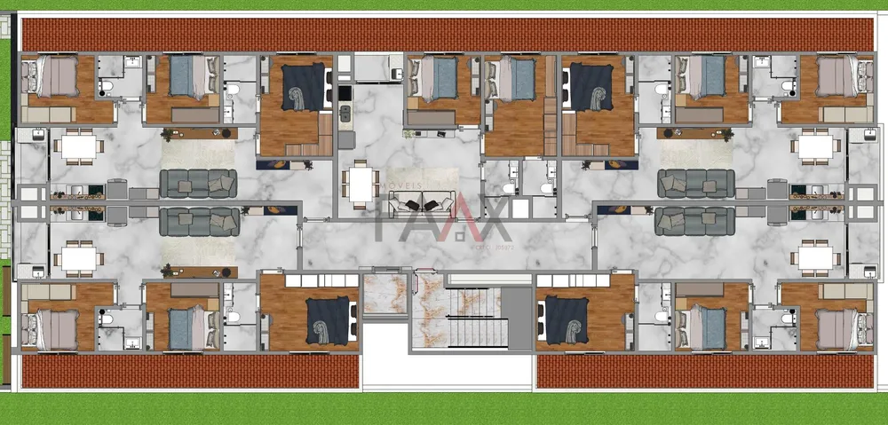 Apartamento, 1 quarto, 59 m² - Foto 2