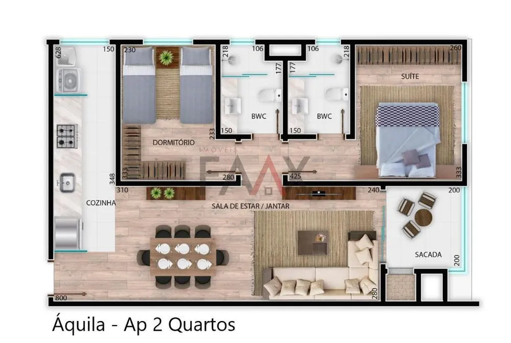 Apartamento, 1 quarto, 66 m² - Foto 6