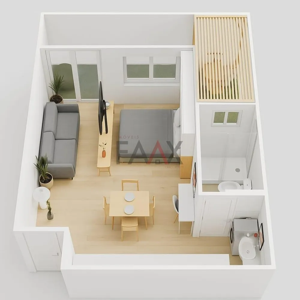 Apartamento, 1 quarto, 33 m² - Foto 3