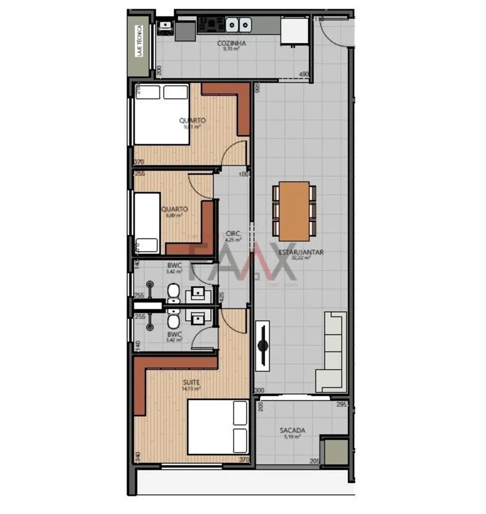 Apartamento, 1 quarto, 63 m² - Foto 2